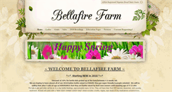 Desktop Screenshot of bellafirefarm.com